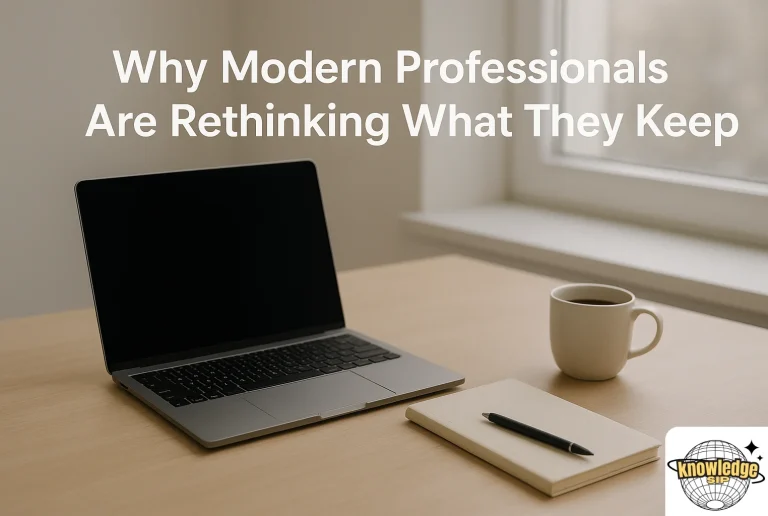 Why Modern Professionals Are Rethinking What They Keep